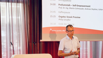 Volker Weßels, Quality Office, eröffnete das offizielle Tagungsprogramm