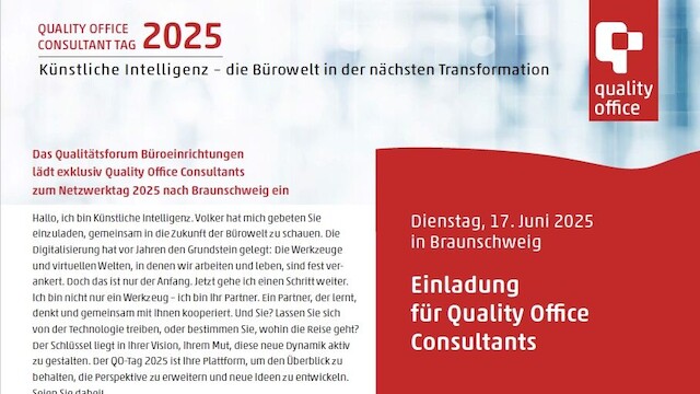 Einladung Quality Office Consultants